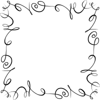Ranken und Schnörkel Rahmen